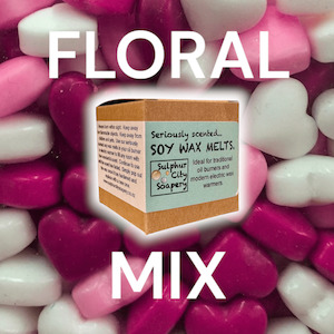 Aroma - floral mix, soy wax melts.