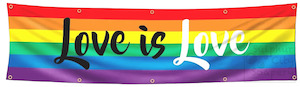 LOVE IS LOVE - Pride Flag.