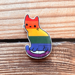 Pride cat - Pride Pin.