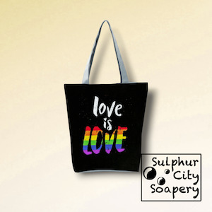 Soap manufacturing: Pride Tote Bag - Love is Love