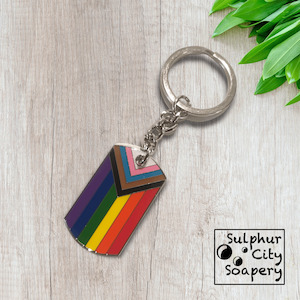 Soap manufacturing: Pride Key Ring