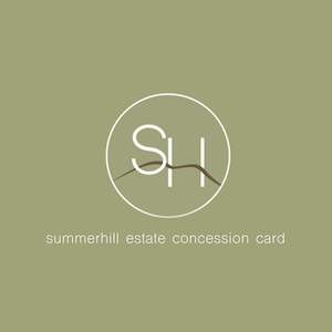 Golf course or practice range: Summerhill Estate 18 Hole Concession Card