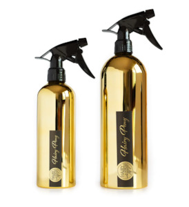 Hairy Pony Gold Metal Spray Bottle