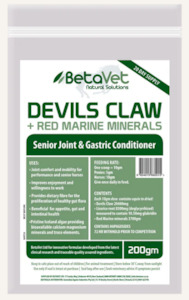 Betavet Devils Claw + Red Marine Minerals