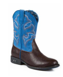 Ariat: Roper Kids Lightning Boots Blue