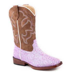 Roper Kids Glitter Blast Boot