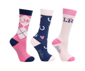 Little Rider Pony Fantasy 3 Pack Socks