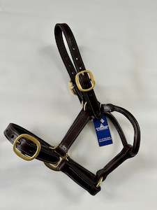 Summit Saddlery Three Buckle Leather Halter