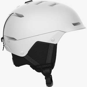 Ski Helmets And Goggles: Salomon Husk White