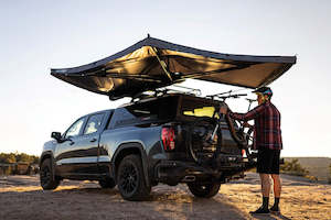 Ski Board Transport Racks: Yakima MajorShady 270 Awning LH