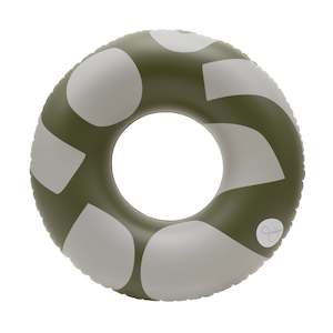 Playful Oversized Pool Tube- Olive