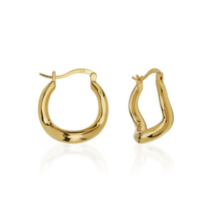 Saint Valentine Wabi Sabi Hoops - Gold