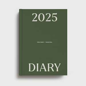 Father Rabbit 2025 Weekly Diary - Olive