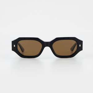 Isle of Eden Sunglasses - Blake in Black/Brown