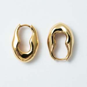 Nina Gordon Marina Hoops - Gold