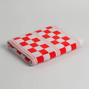 BAINA Busby Pool Towel - Ranch Red Check