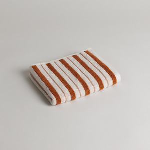 BAINA San Luis Hand Towel - Fuyu/Chalk Stripe