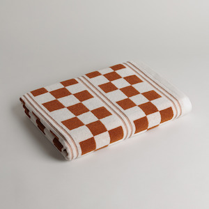 BAINA Busby Pool Towel Fuyu/Chalk Check