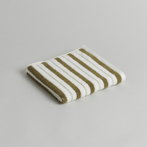 BAINA San Luis Hand Towel - Caper/Chalk Stripe