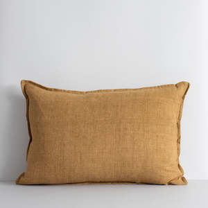 Baya Arcadia Linen Cushion - Cumin