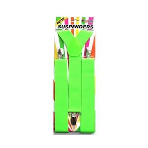 Neon Suspenders - Green