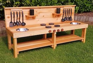 1.8m Mud Kitchen - Preschool - Sunset Coast Creations