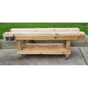 1.8m Well Top Carpentry Bench with Woodwork Vice - Pre School - Sunset Coast Creations