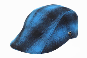 Hills Hats Alliance Duckbill Cap-Blue Check