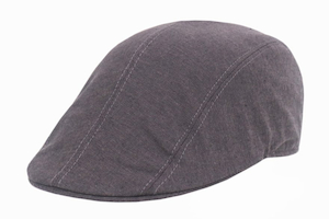 Clothing: Hills Hats Highstreet Duckbill-Charcoal