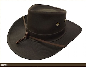 Clothing: Hills Hats-The MacKenzie Oilskin Hat