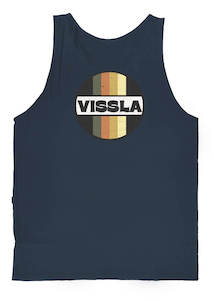 Vissla Sky Bridge Organic Tank-Dark Navy