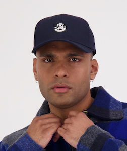 Clothing: Swanni Baseball Cap-Navy