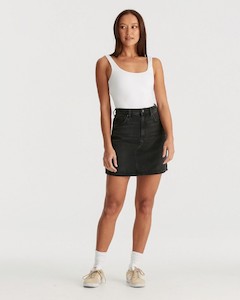 Clothing: Riders Hi Girlfriend Skirt-Black Crystal