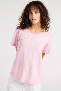 Clothing: Yarra Trail Dusk Tee-Peony