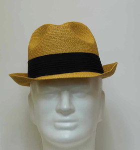 Clothing: Eskay Paper Braid Trilby-Natural