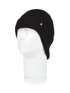 Men’s Expedition Drop Neck Beanie-Black