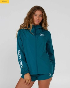 Clothing: Salty Crew Frits Windbreak-Kelp