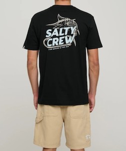 Salty Crew Hooked Up Premium SS Tee-Black