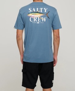 Clothing: Salty Crew Yellowfin Premium SS Tee-Dark Slate