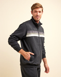 Breakaway Joseph Fleece Jacket-Jet Marle