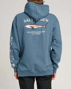 Salty Crew Bruce Hood Fleece-Dark Slate