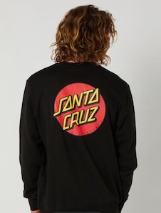 Santa Cruz Classic Dot Sweater-Black