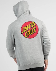 Santa Cruz Classic Dot Hoody-Grey Marle