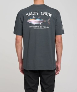 Salty Crew Big blue Premium SS Tee-Coal