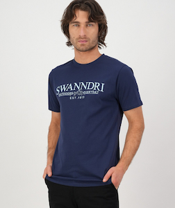 Swanndri Traverse T-Shirt-Navy Blue