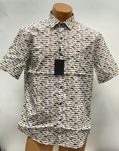 Berlin Trout Print SS Shirt-Multi