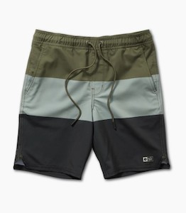 Clothing: Salty Crew Wayfinder Elastic Boardshort-Olive