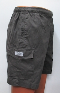 Bartac Cotton Canvas Elastic Waist Short