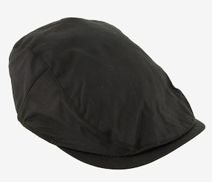 Clothing: Swanndri Birmingham Oilskin Flat Cap-Forest