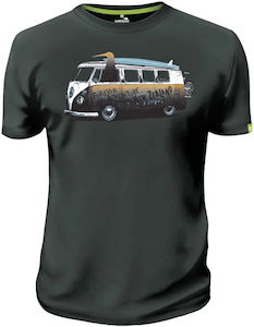 Wild Kiwi Kombi T-shirt-Carbon